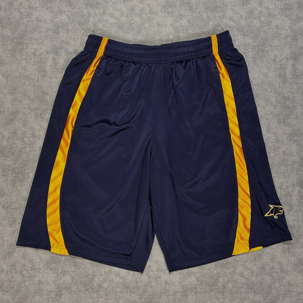 Y2K Pro Edge Montana State Bobcats navy/gold sportswear basketball shorts mens M